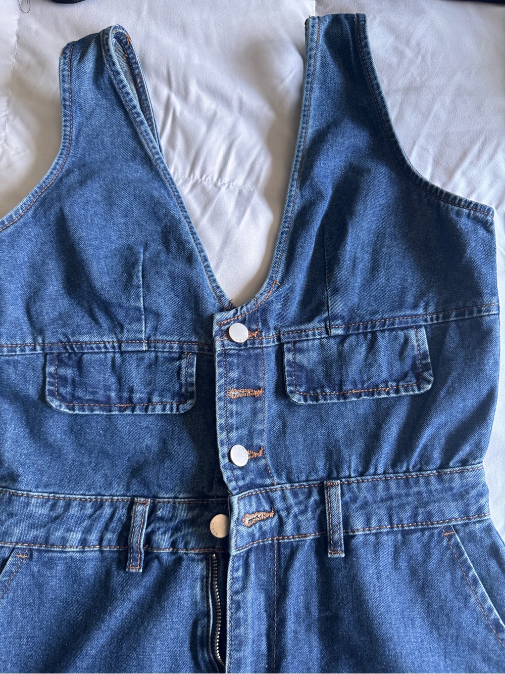 Denim Jumpsuit - Picture 5 of 7